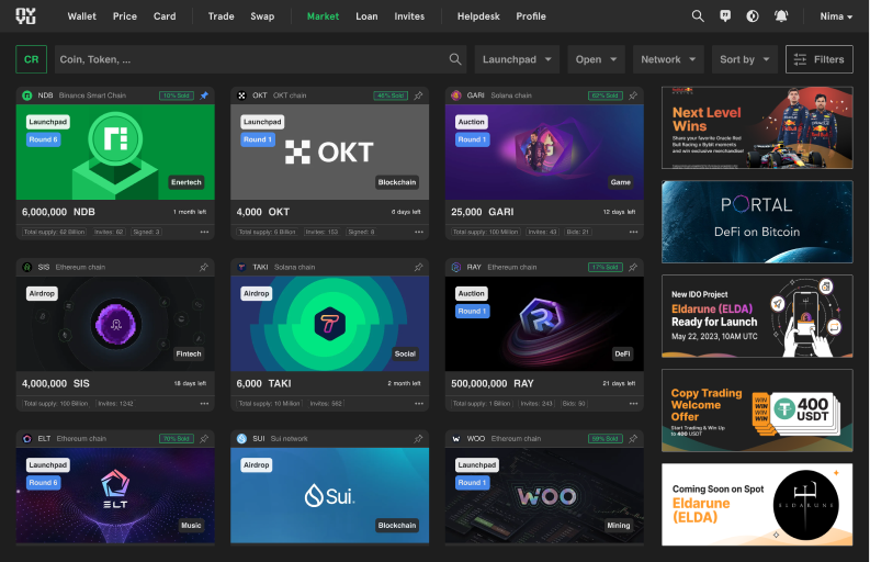 Crypto Presale Marketplace Listings
