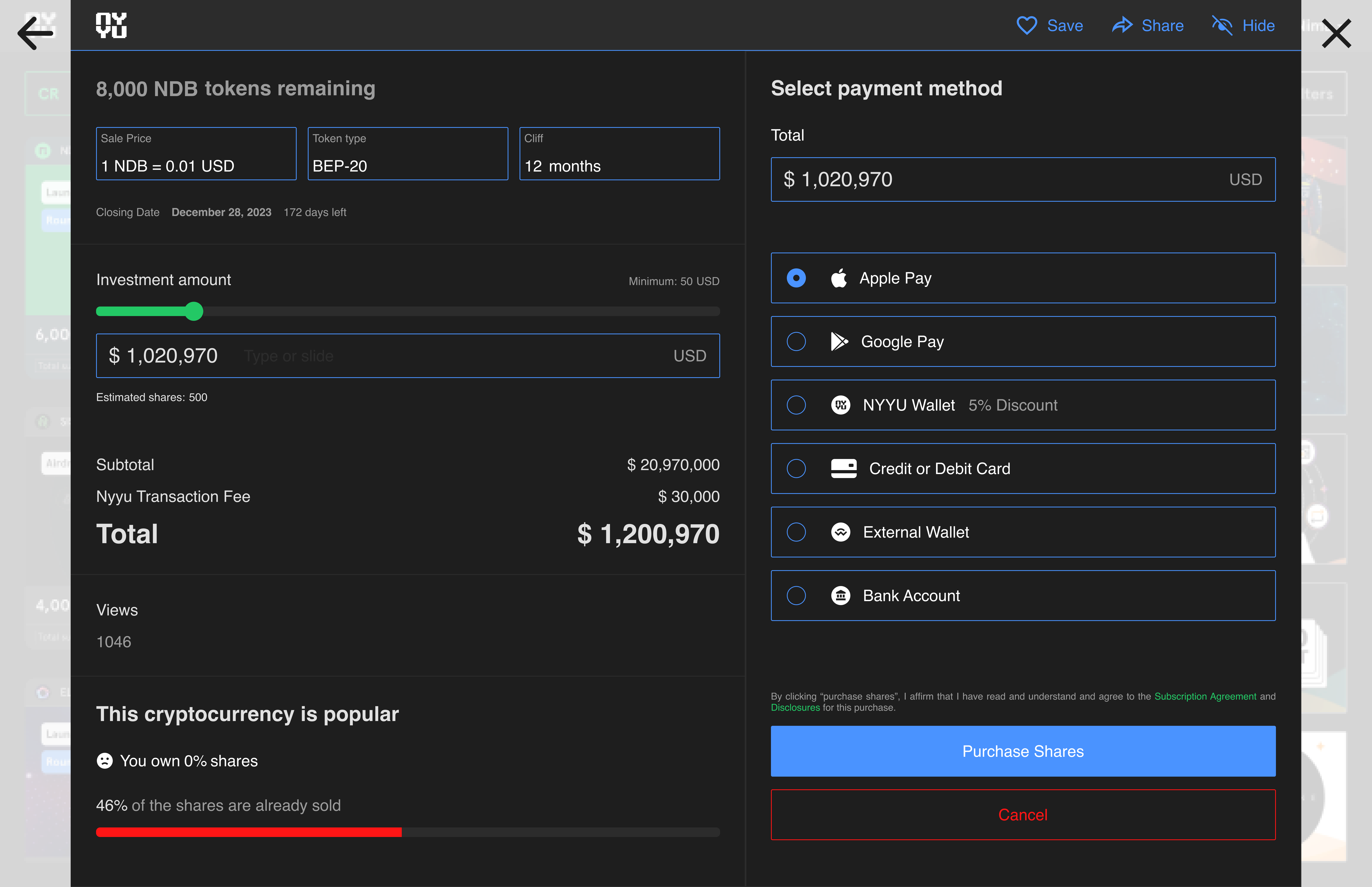 Crypto Presale Payment Options