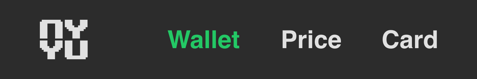 Wallet Menu Access